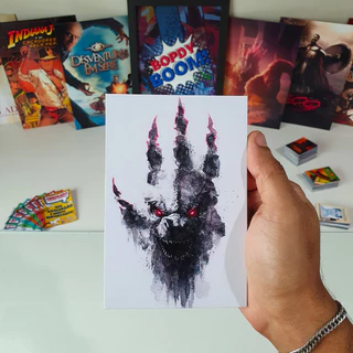 Godzilla e Kong O Novo Império Placa decorativa mdf quadro decoração presente / Filmes / King Kong