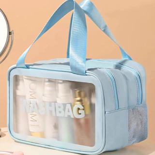 Necessaire Bolsa Feminina Grande Dupla Camada Porta Maquiagem Batons Multiuso Divisorias em Oferta na Shopee
