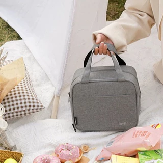 Bolsa Térmica De Mão Para Marmita Lancheira Para Trabalho Em Tecido Oxford Impermeavel em Oferta na Shopee