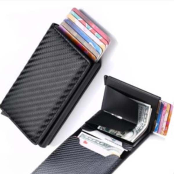 Carteira Masculina Ultra Fina Vertical Pequena Porta Cartão