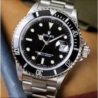 Relógio Masculino Rolex Submariner Aço Inoxidável com Calendario Barato