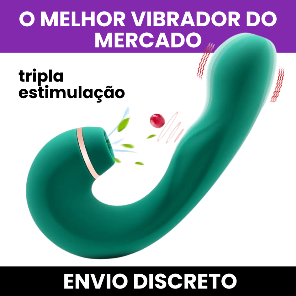 Vibrador Clitoris Vagina Pulsador Anal Estimulação Sugador Pulsação Penetração 3 Em 1 Recarregável