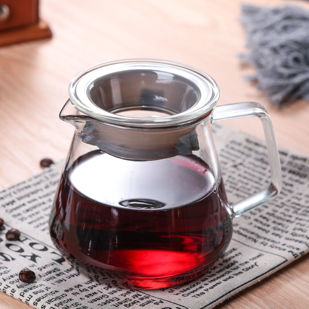 Chaleira De Vidro Jarra 400ml Café Chá Esquentar Água Fogão