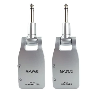 M-VAVE WP-1 2.4G Guitarra Transmissor sem fio Receptor Ferramentas Bateria embutida para Guitarra Baixo Captador Peças de instrumentos com corda