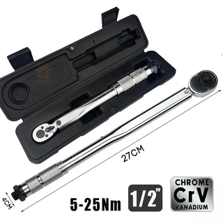 TORQUIMETRO DE ESTALO MINI P/ SOQUETE 1/4 5-25 Nm 0,5kg A 2,5kg