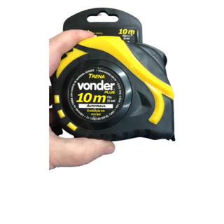 Trena Curta Autotrava Plus Vonder 10m emborrachada 25mm aço prática agil