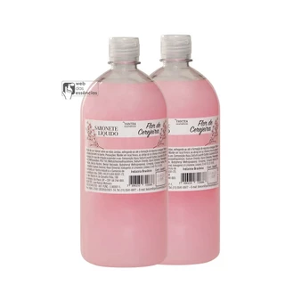 2 Unidades - Sabonete Liquido 1 Litro cada - Fragrâncias variadas