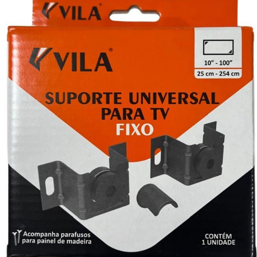 SUPORTE FIXO VILA - UNIVERSAL PARA TVS SAMSUNG, LG, PHILCO, SONY DE 10 ...