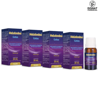 Kit 4x Melatonina Gotas Sabor Maracujá 20mL - Arte Nativa