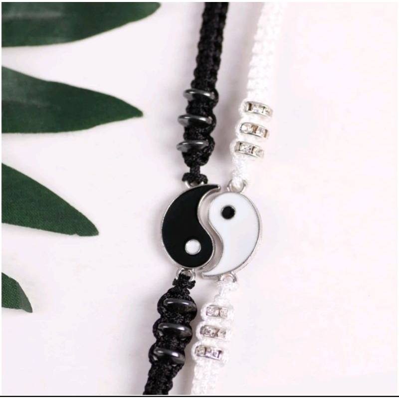 Pulseira Yin Yang Casal / Amizade