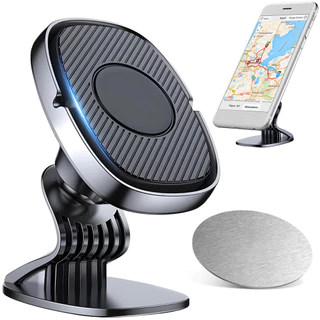 Suporte De Celular Veicular Gps Magnético Com Imã 360º Universal Painel De Carro