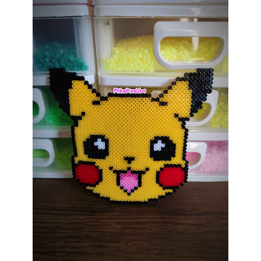 ímã / Totem Pikachu do Pokemon em Pixel Art