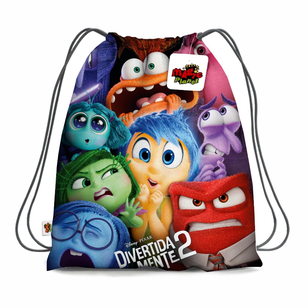 Mochila Saco 30x40 Cm Divertidamente 2 O Filme Presente Lembrança Varejo Inside Out