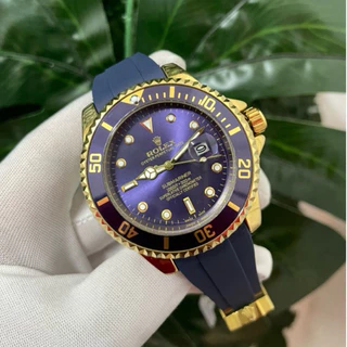 Relógio Rlx Submariner Pulseira de Borracha Prova d’água