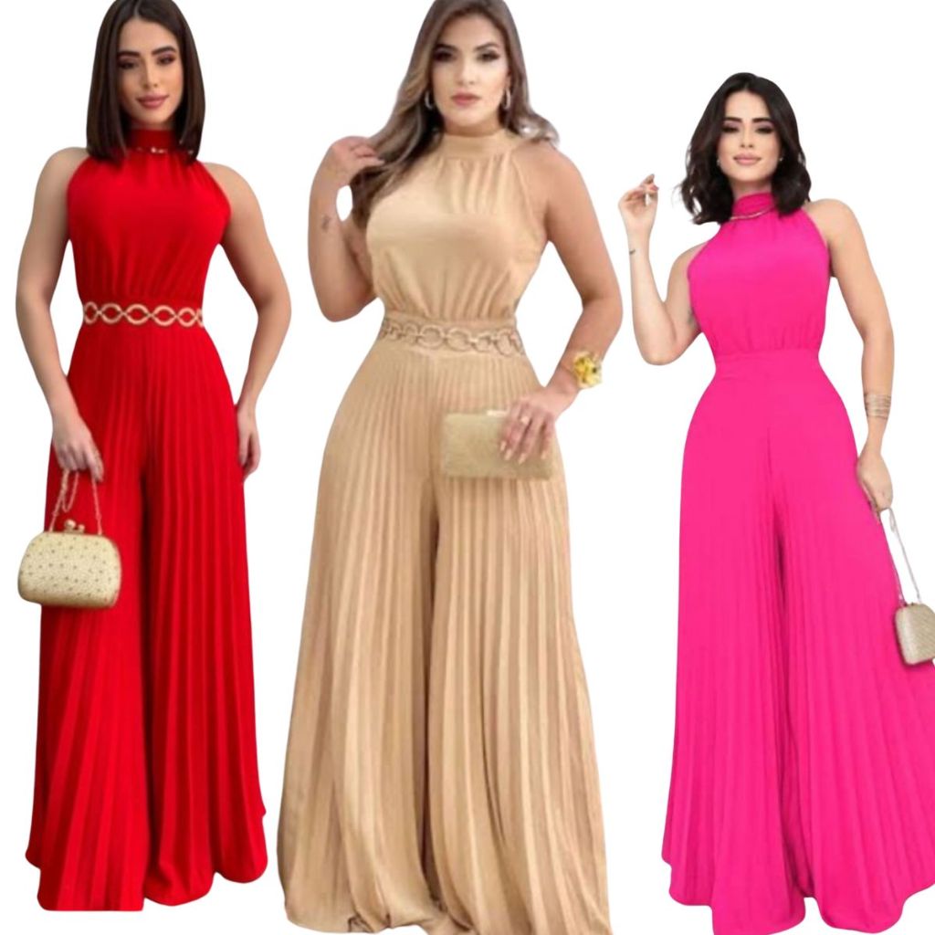 Macacão CalÇa Feminina Para Formatura Macacão Longo Feminino