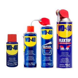 Óleo Lubrificante Desengripante WD-40 Multiuso Todos os Tamanhos Spray Aerosol Original