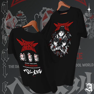 Camiseta Basica Algodao Baby Metal Resistance World Tour Rock n Roll Unissex