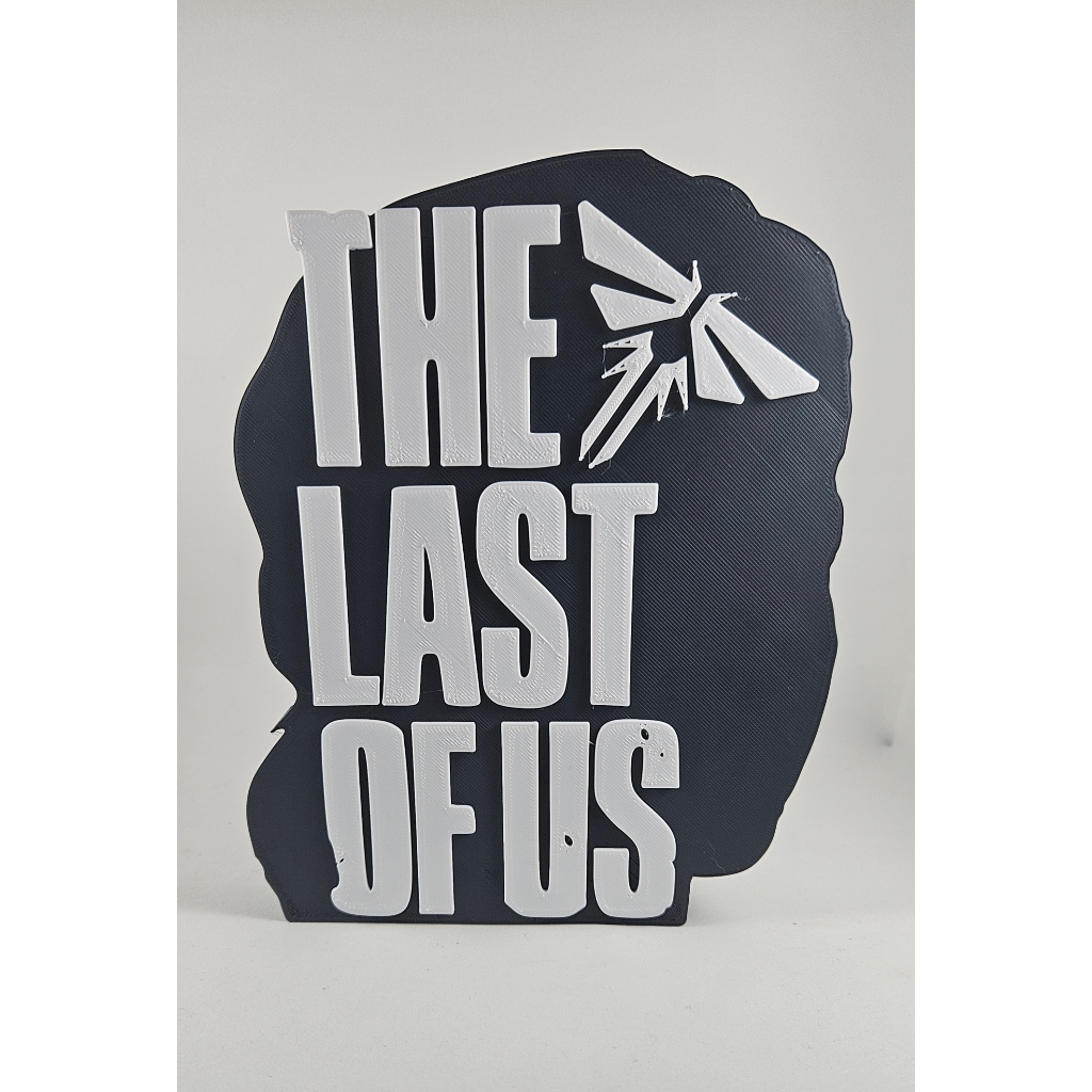 Placa decorativa, Emblema, Games, Logo - The Last of Us - (impressão 3D)