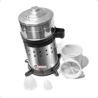 Espremedor Extrator Industrial em Inox Laranja Sucos Frutas Bivolt Cozinhas Bares e Restaurantes
