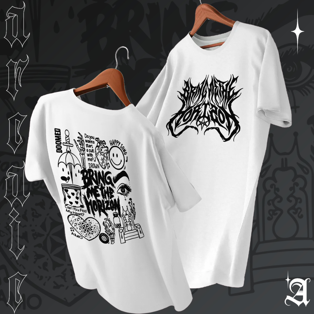 Camiseta Basica Algodao Bring me The Horizon Doomed World Tour
