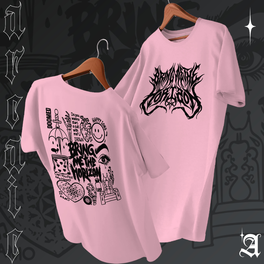 Camiseta Basica Algodao Bring me The Horizon Doomed World Tour