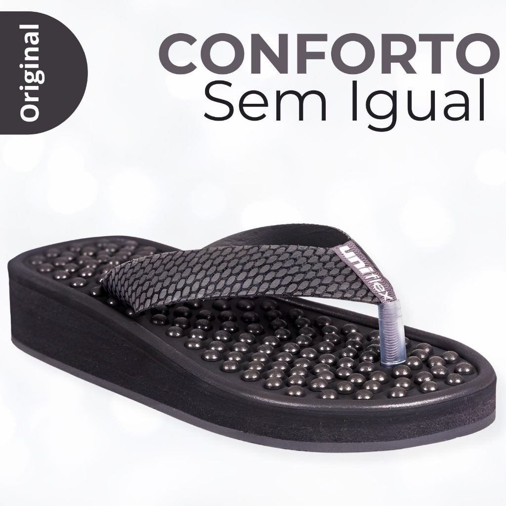 Chinelo Ortopédico Feminino Pra Esporão Facite Plantar Uniflex Original ...