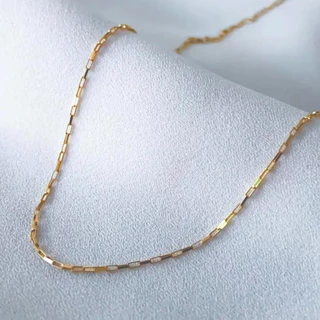 Corrente Masculina Fina Ouro 18k Cartie Tijolinho Unissex Corrente Colar Cordão Maciço