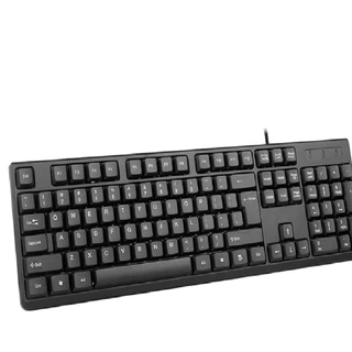 Teclado com fio Usb ABNT2 silencioso para PC Notebook
