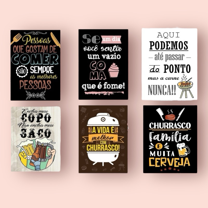 Placa Decorativa Personalizado de MDF 20x30