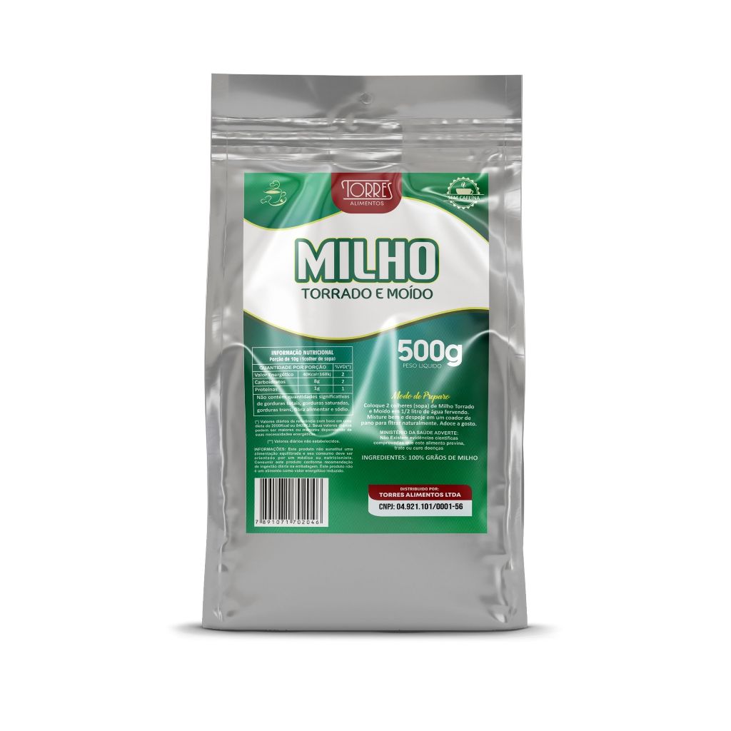 Milho Torrado e Moído 500g (Café de Milho) | Shopee Brasil