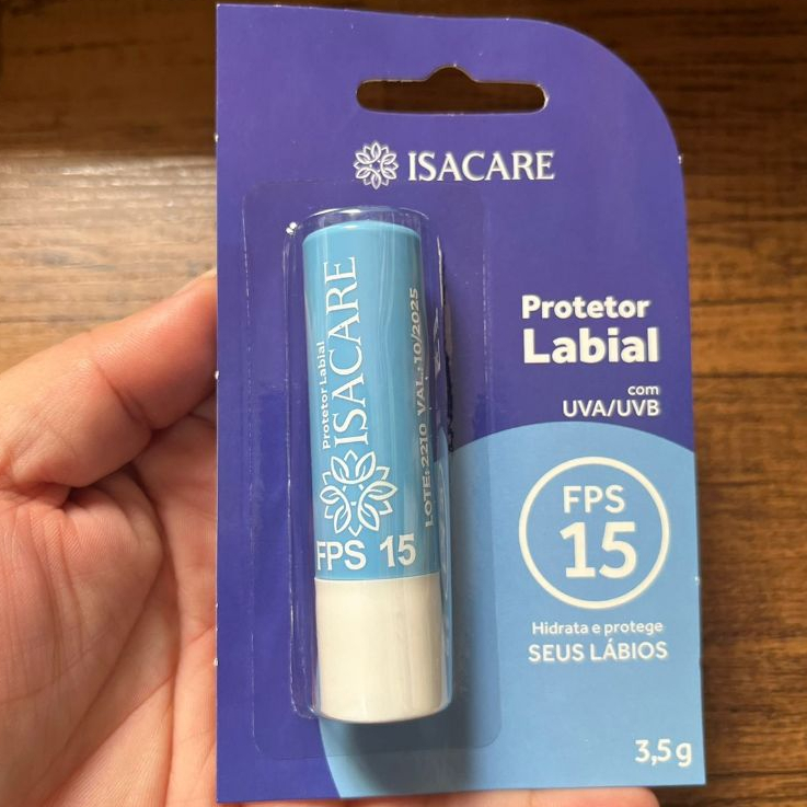 Protetor Labial FPS 15 Sem Cor Hidrata e Protege os Lábios | Shopee Brasil