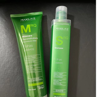 Kit Reconstrução Profunda Capilar Shampoo e Mascara 300ml Cabelos Quebradiços Corte Quimico