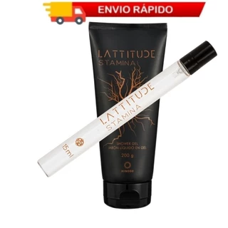 Shower Gel + Perfume Lattitude Stamina Pocket 15ml Hinode