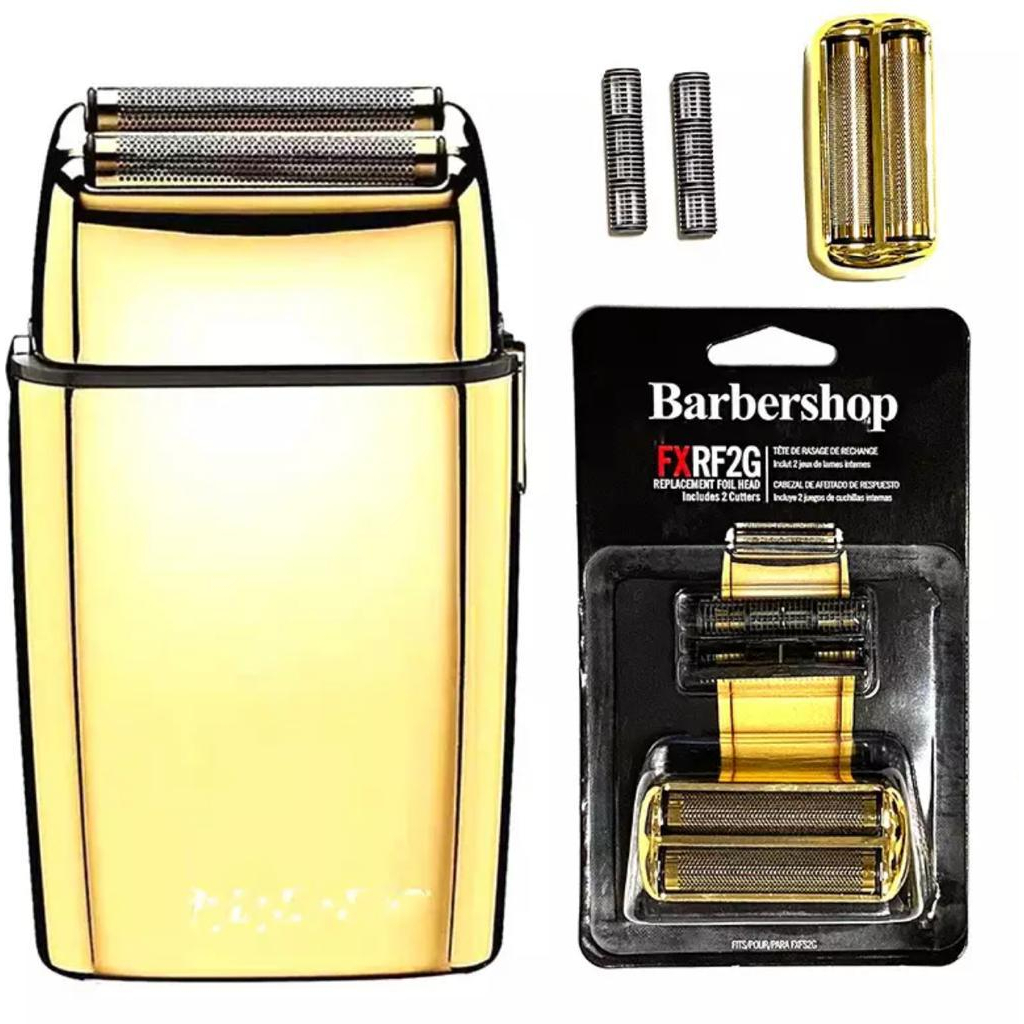 Lâmina + Tela Máquina de Acabamento Babyliss Pro Foil Fx 02 GOLD