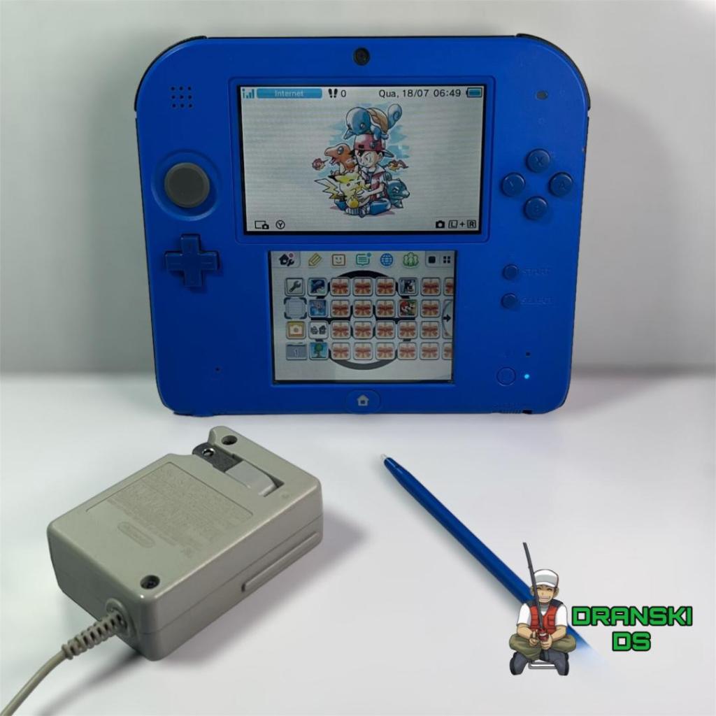 Nintendo 2DS Azul 4GB + Jogos | Shopee Brasil