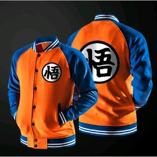 Jaqueta masculina casaco moletom blusa de frio estampa Dragon Ball