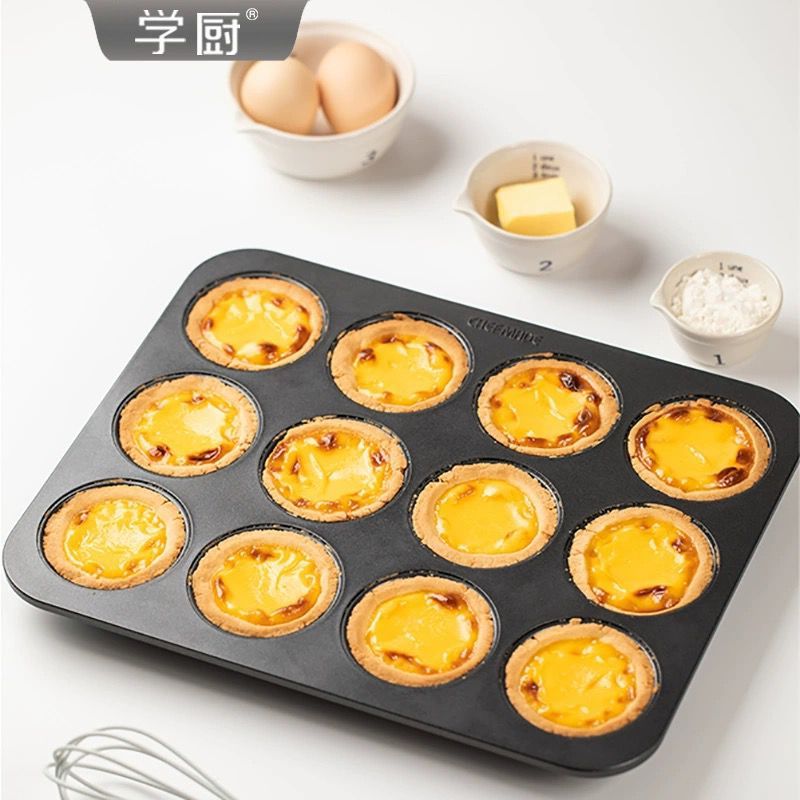 Forma Para Cupcake Bolinhos Pão de Mel E Queijo 12 Cavidades Antiaderente Grande Não Gruda Em Teflon