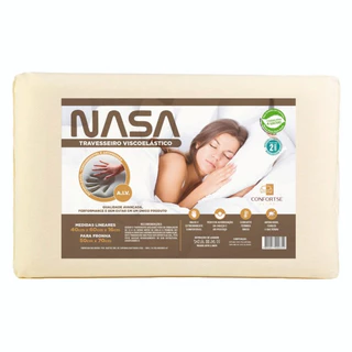 Travesseiro NASA Original Grande 16cm Viscoelástico Confortse
