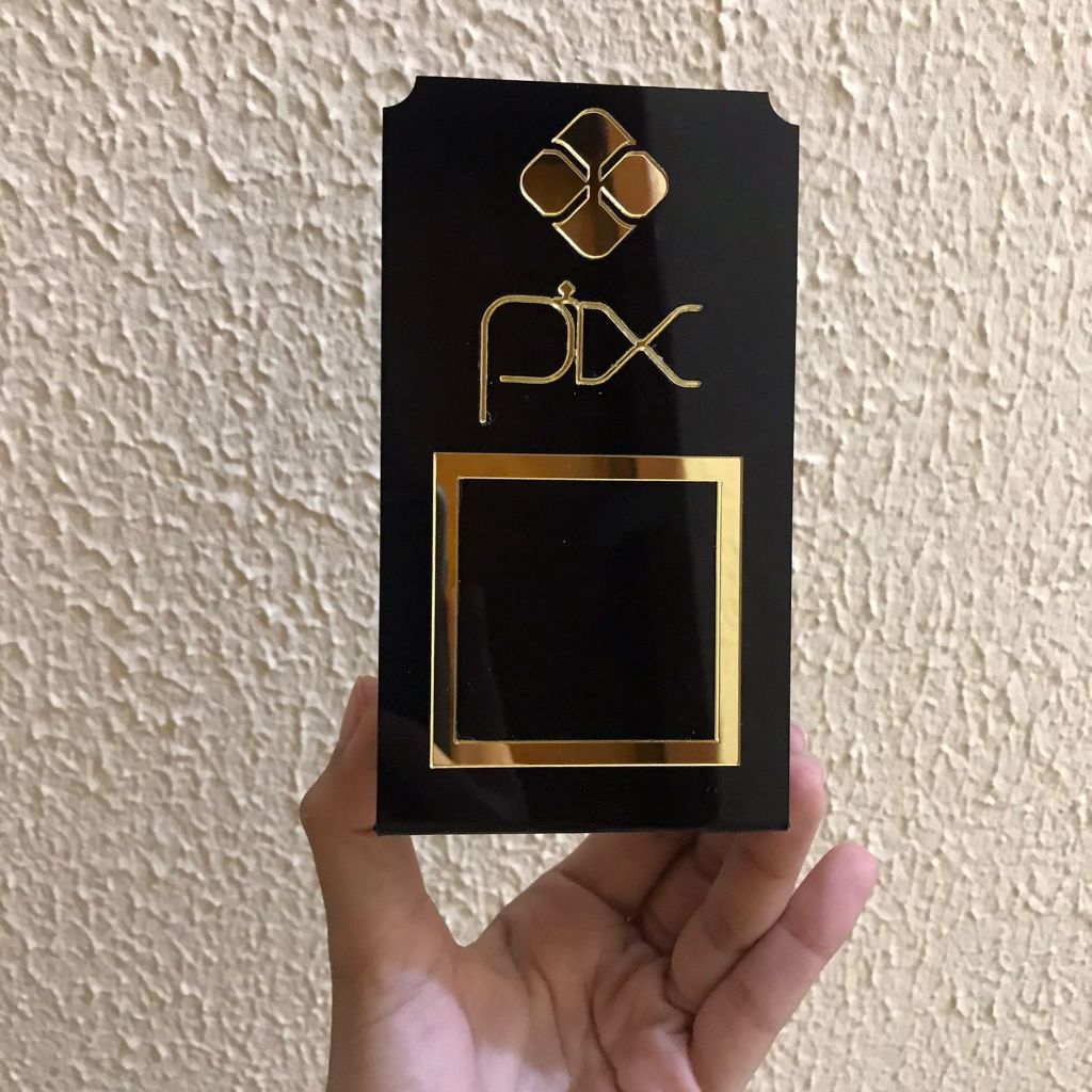 Placa Pix Pagamento QrCode De Mesa Balcão - Acrílico