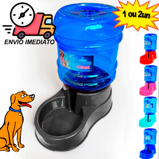 Bebedouro Pet Automático Grande Porte Com Galão 10 Litros Cães e Gatos