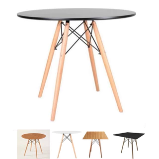 Mesa de jantar 90cm charles eames eiffel Redonda / Quadrada