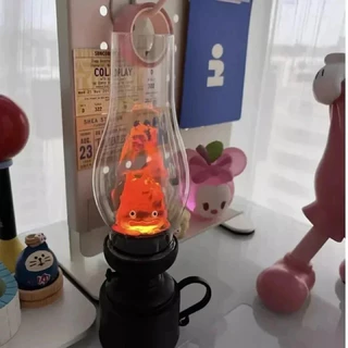 Vintage Cartoon Anime Flame Lâmpada Decorativa, Casifer Night Light com Bateria Botão, Vela a querosene, Decoração Atmosfera