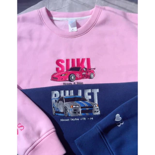 Moletom bordado Suki Honda 52000 ou Brian Nissan Skyline GTR-34 Velozes e Furiosos |moletom casal