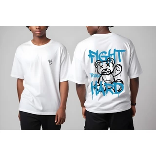 Camiseta Oversized Fight Hard