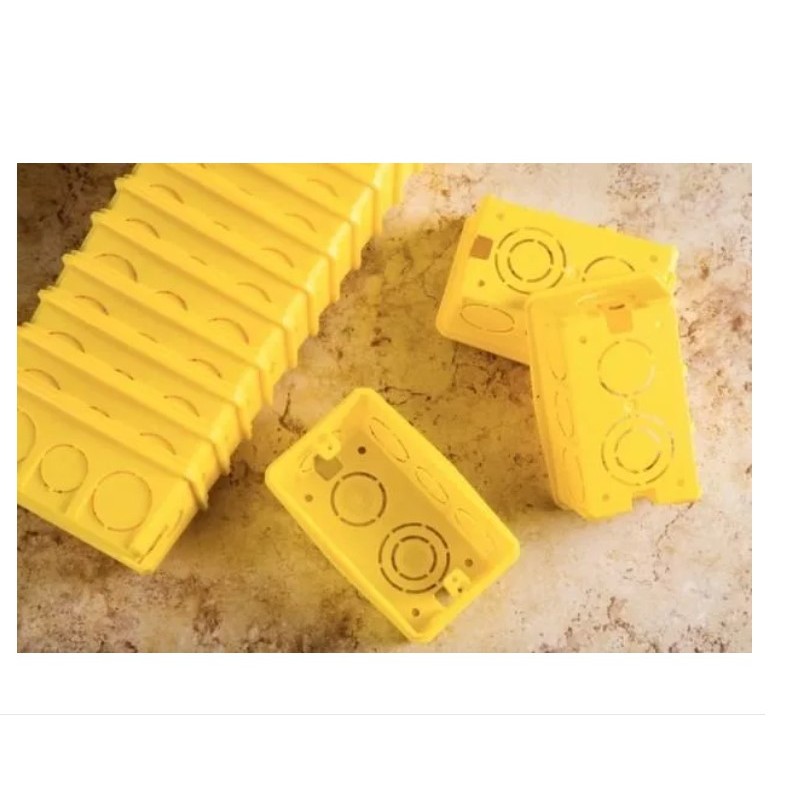 Kit Caixinha Luz Tramontina 4x2 Amarela c/ 80 unidades