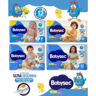 BABY SEC ULTRA SEC FRALDA DESCARTÁVEL TAMANHOS (P/M/G/XG)