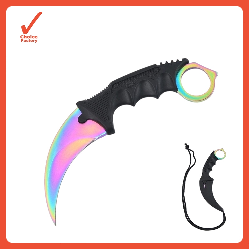 Canivete Faca Militar Cs Go Inox Resistente Fade Karambit