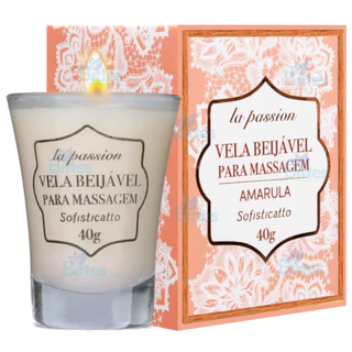 Vela Beijável para Massagem Sofisticatto Cosméticos de Amarula
