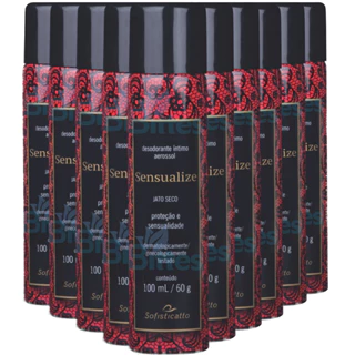 10 DESODORANTE ÍNTIMO SENSUALIZE SOFISTICATTO COSMÉTICOS JATO SECO