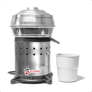 Espremedor Extrator de Sucos Laranja Limão em Inox Bivolt Industrial Profissional Restaurantes